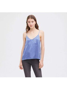 LilySilk V Neckline 100% Mulberry Silk Spaghetti Straps Cami Camisole S US 4-6